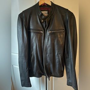 Iron & Resin Men’s size L, slim fit, leather jacket. Never worn.
